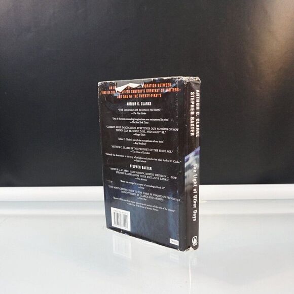 The Light of Other Days by Stephen Baxter and Arthur C. Clarke 2000 Hardcover - Picture 2 of 5